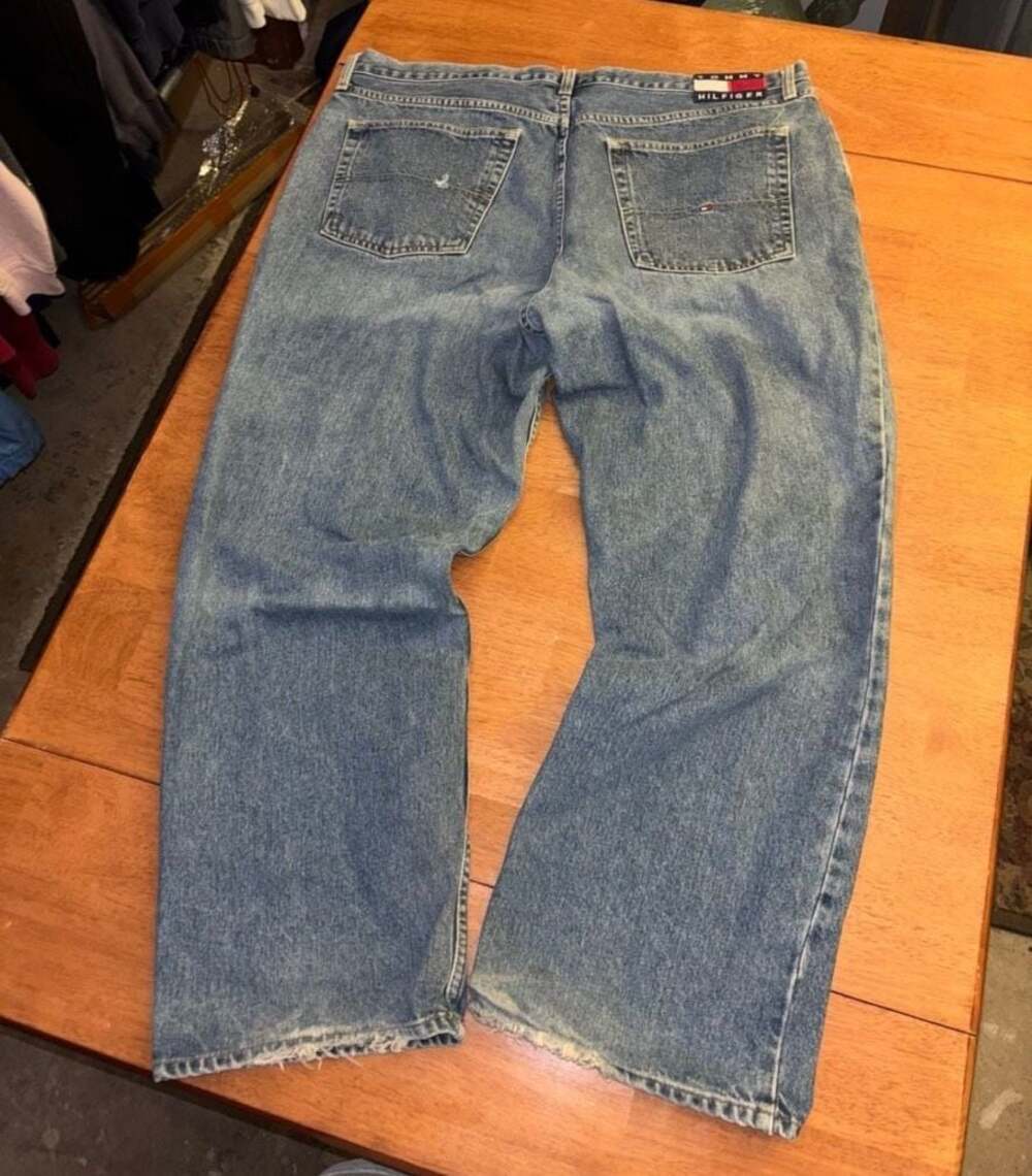 Vintage Tommy Jeans Relaxed Fit Denim Jeans Size 42x30